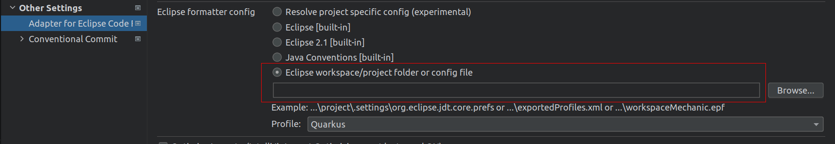 option 2 eclipse