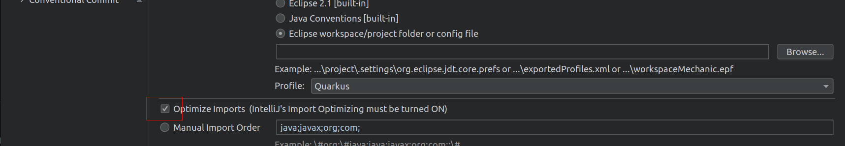 option 3 eclipse